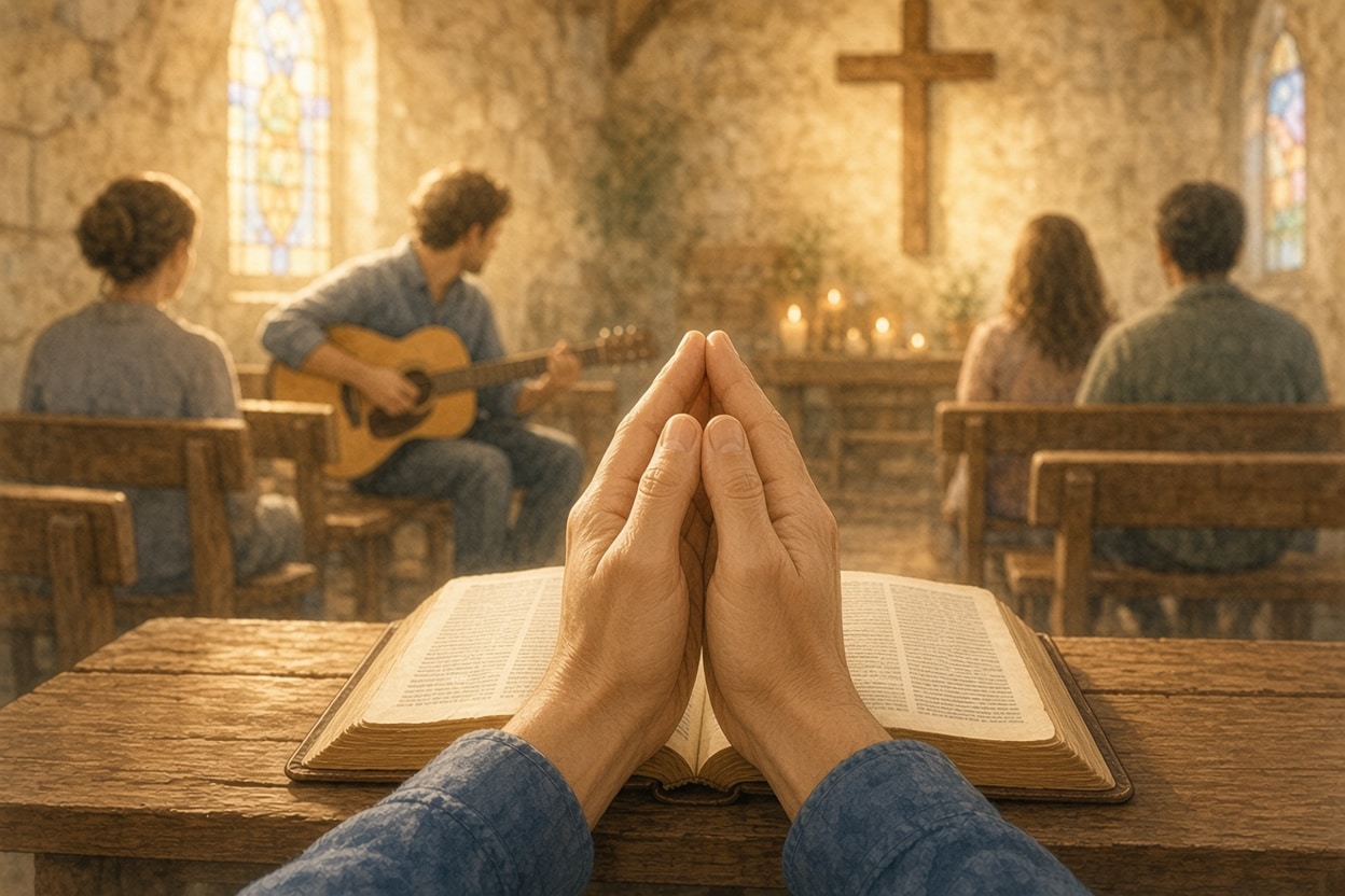 Prière de louange, partage biblique et intercession
