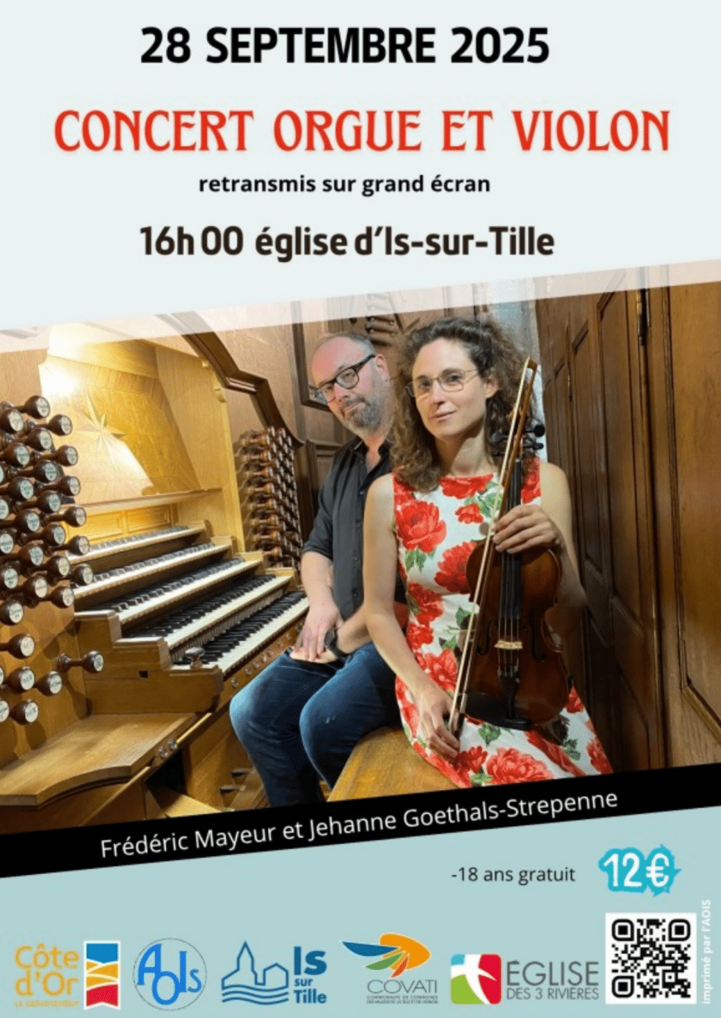 Concert Orgue et Violon