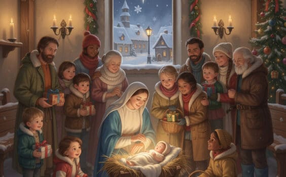 Noël : La joie de l’Amour divin et le partage fraternel