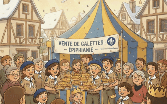 Vente de Galettes des Rois pour les Scouts et Guides d&rsquo;Europe