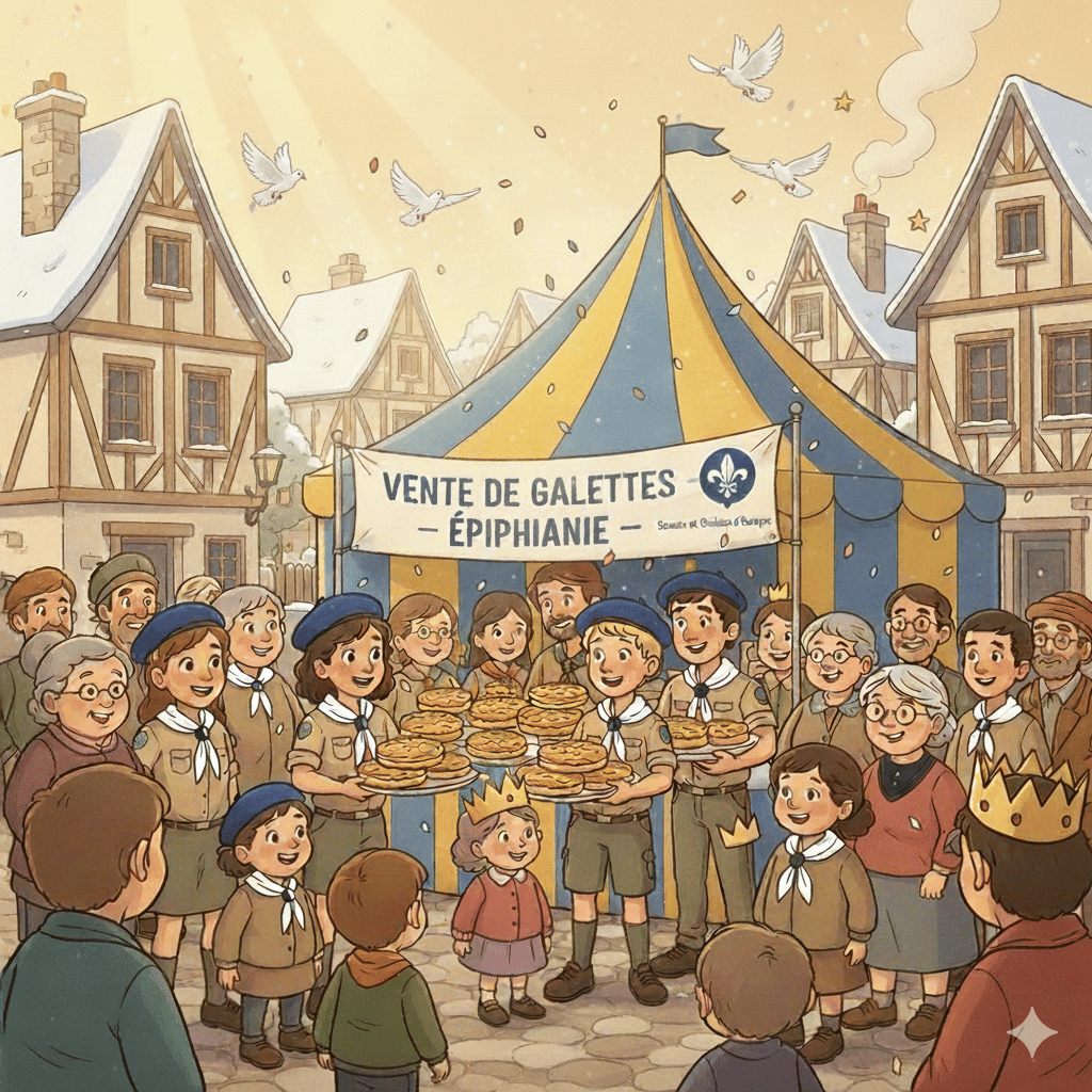 Vente de Galettes des Rois pour les Scouts et Guides d&rsquo;Europe